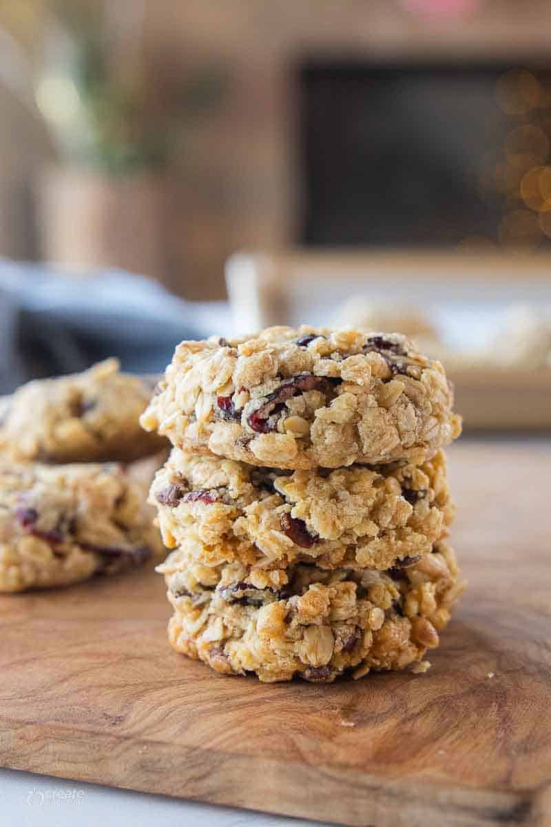 gluten free cranberry oatmeal cookies