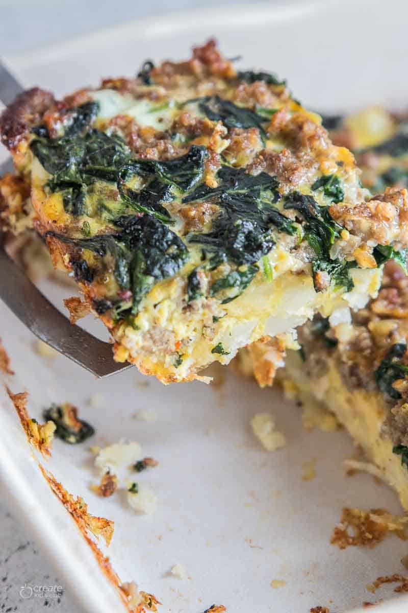 Dairy Free Breakfast Casserole | Create Kids Club