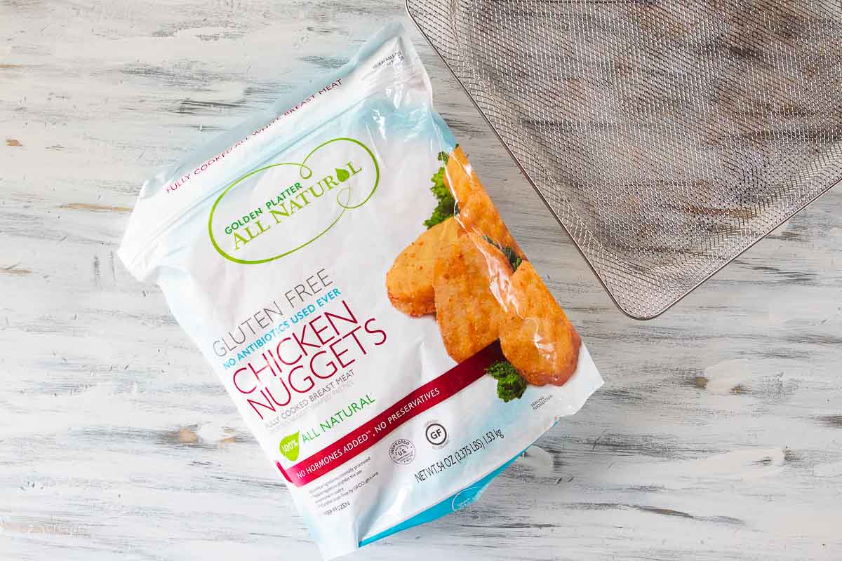 bag of gluten free chicken nuggets