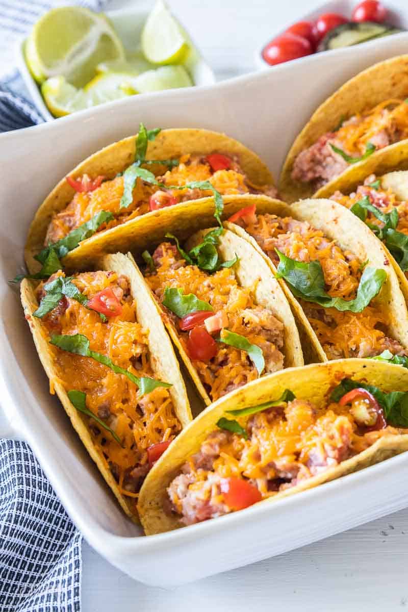 oven baked chicken tacos