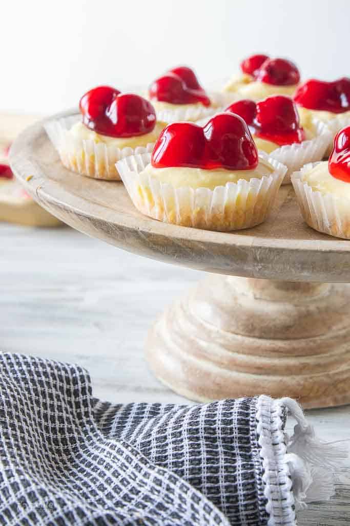 cherry filling cheesecake bites gluten free