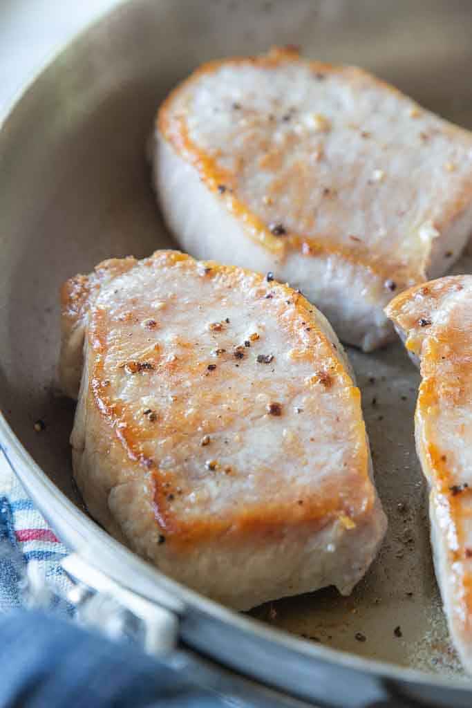 Baked Pork Chops Recipe | Brined Pork Chops | Create Kids Club