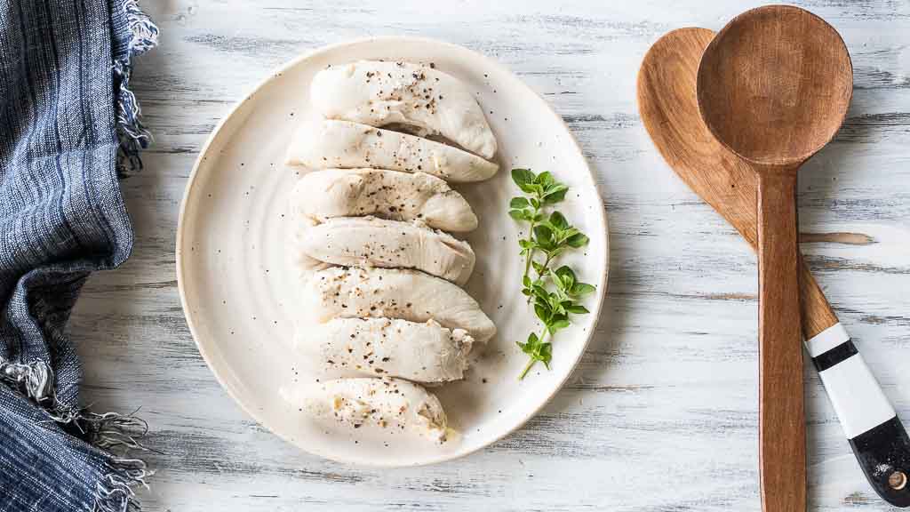 top view of chicken tenderloins