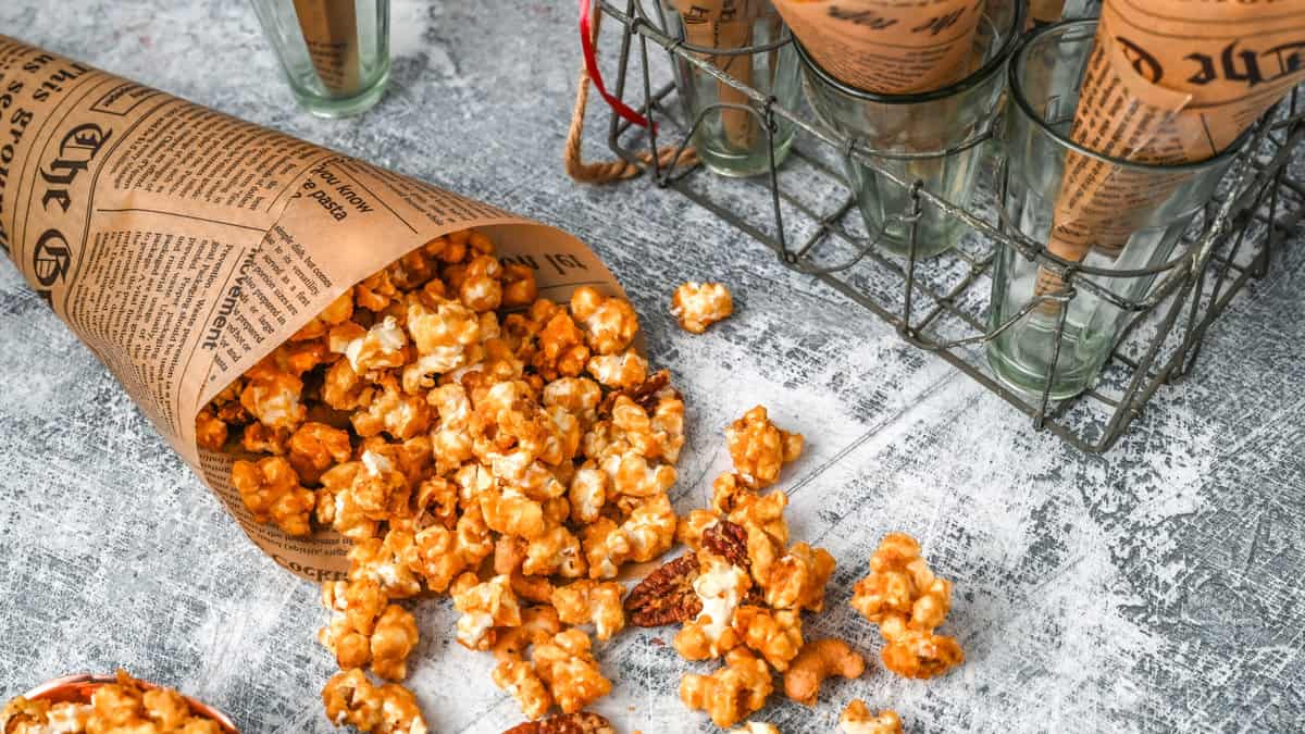 homemade caramel corn recipe