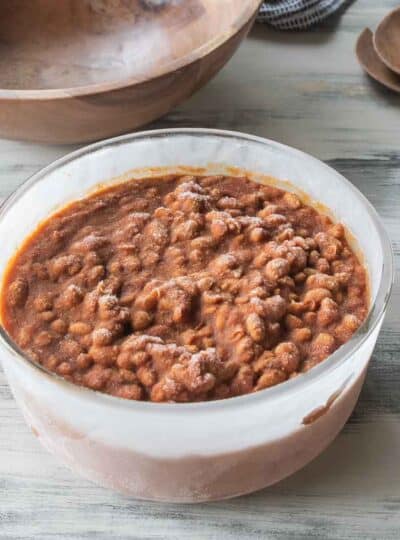 frozen baked beans