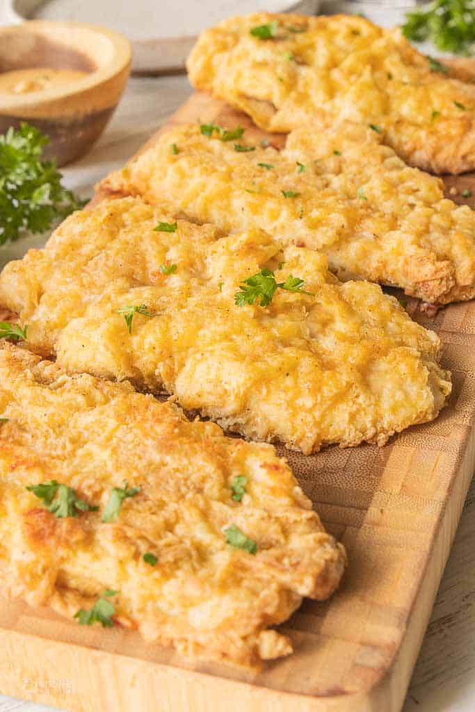 Air Fryer Chicken Cutlets Club