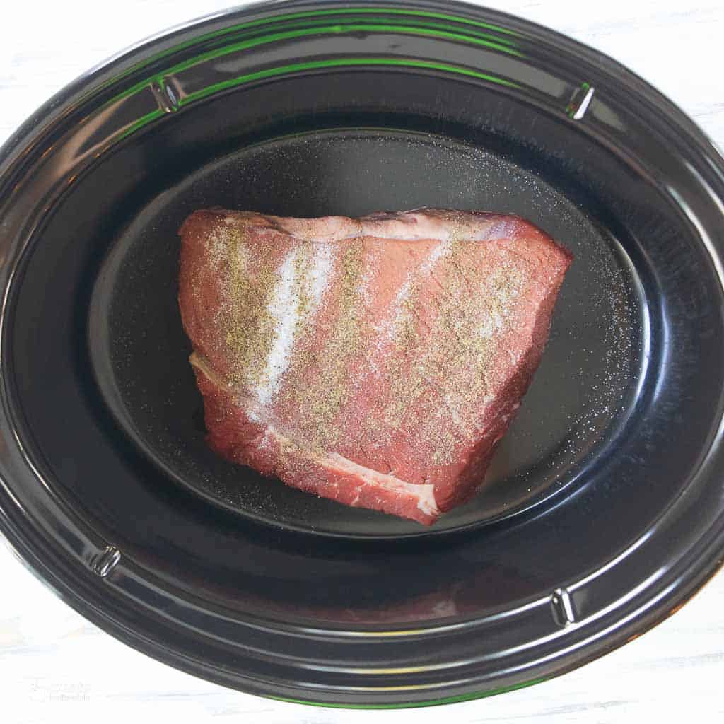 rump roast in a crock pot