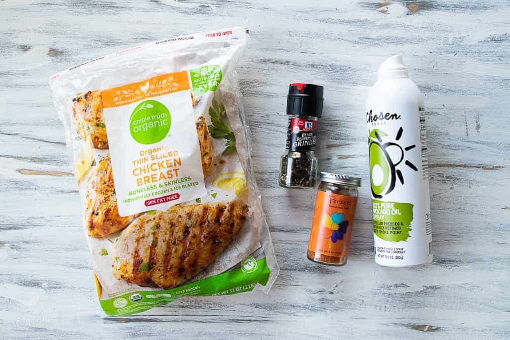 ingredients for air fryer frozen chicken breasts