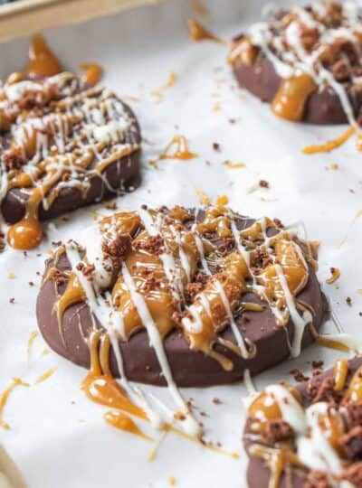 chocolate caramel apple slices