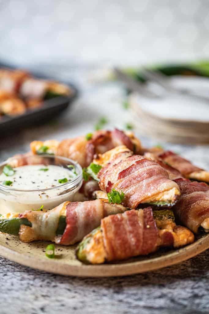 stacked jalapeno poppers