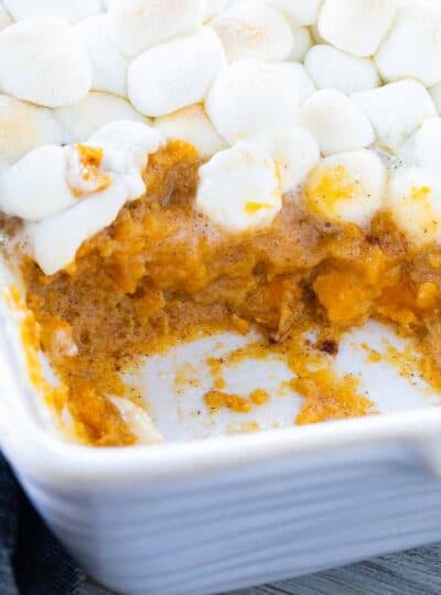 scoop missing from sweet potato casserole