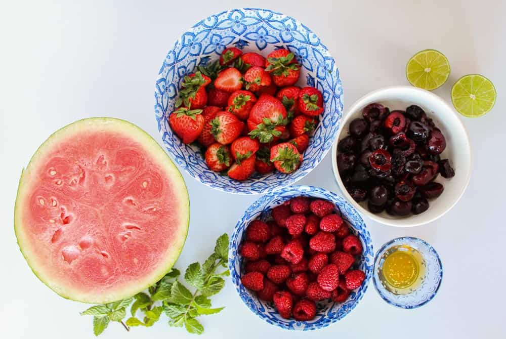 fruit in bowls