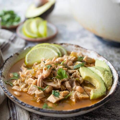 gluten free green Chili chicken soup