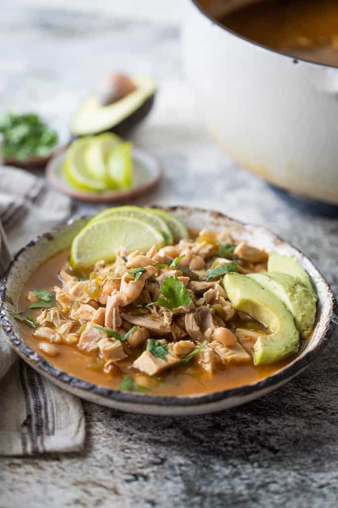 gluten free green Chili chicken soup