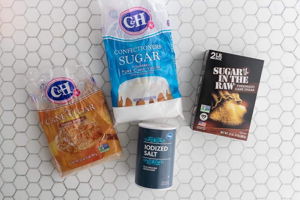 ingredients for caramel popcorn seasoning