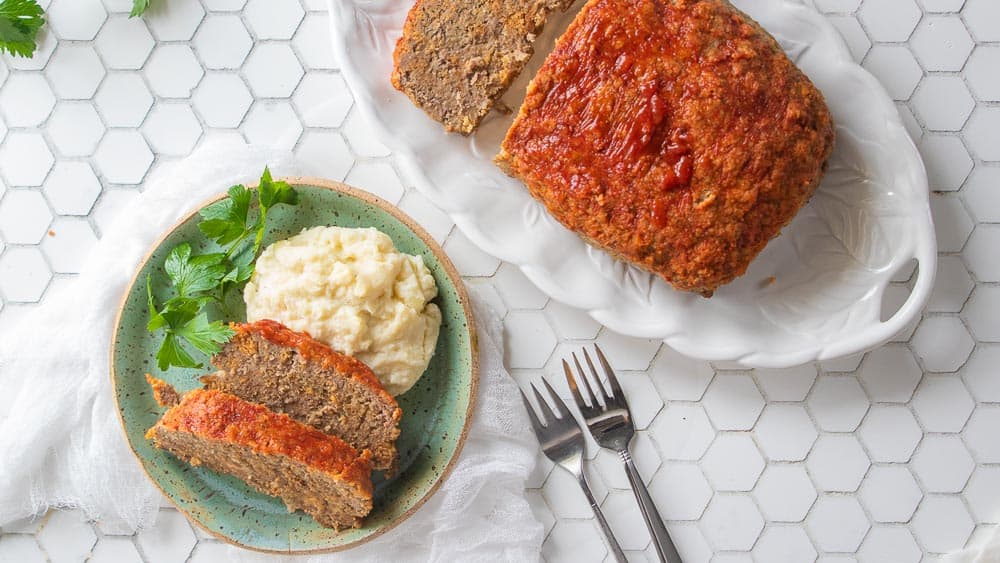 gluten free meatloaf and mashed potatoes