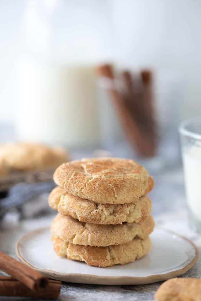 stacked gluten free snickerdoddles