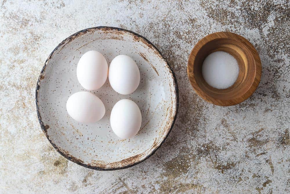 ingredients for boiled eggs