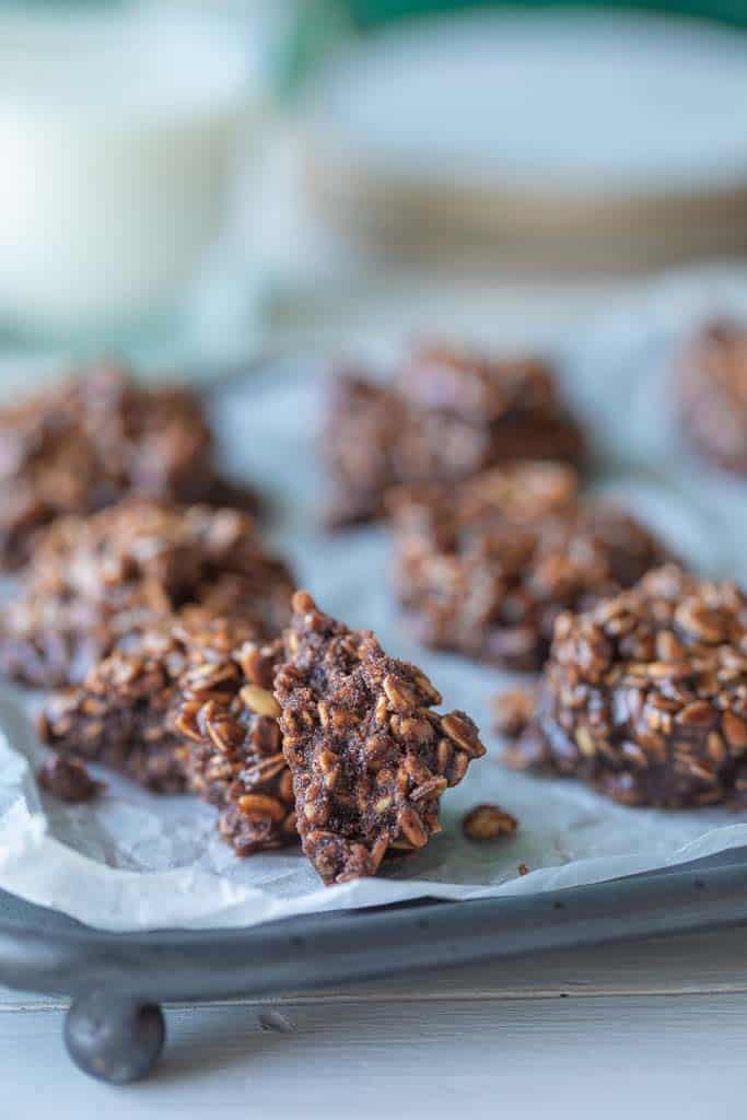 no bake cookies on parchment paper