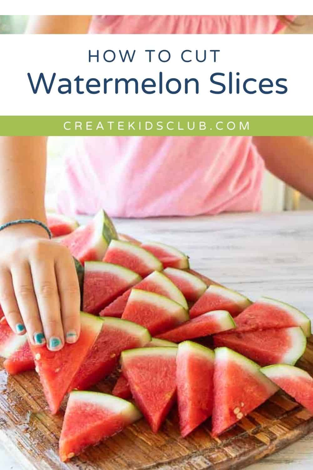 Pin showing watermelon slices.