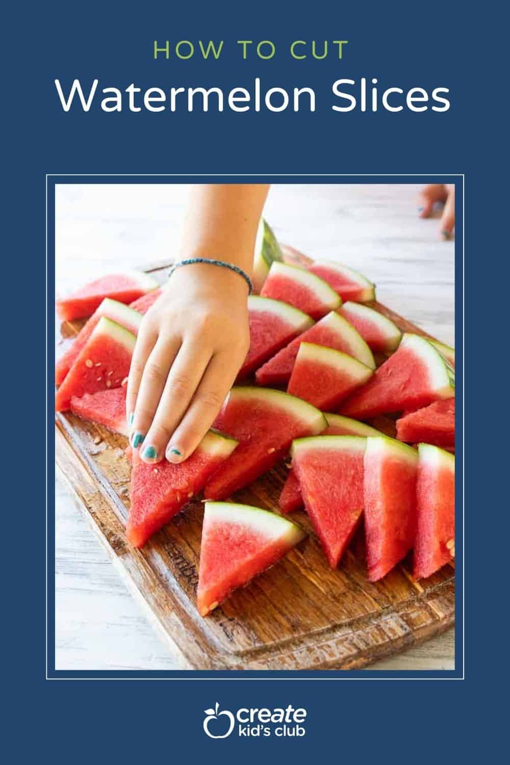 Pin showing watermelon slices.