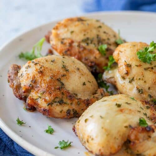 crispy boneless chicken thighs