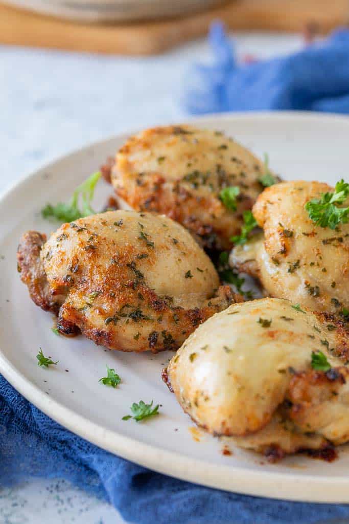 crispy boneless chicken thighs