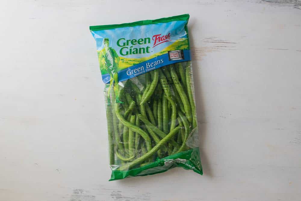 bag of Green Giant fresh green beans