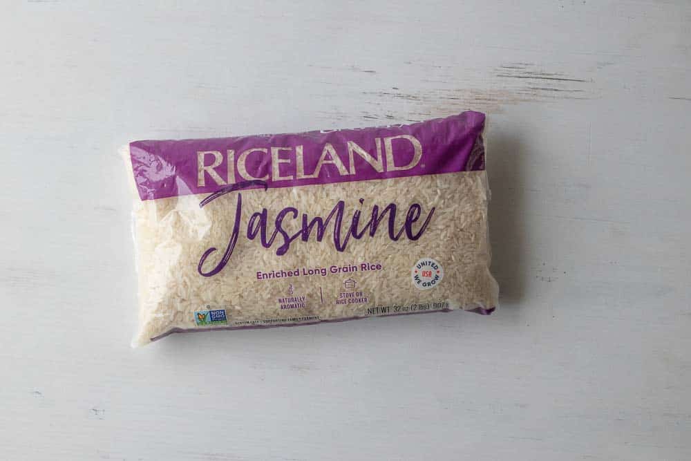 package of Riceland jasmine rice