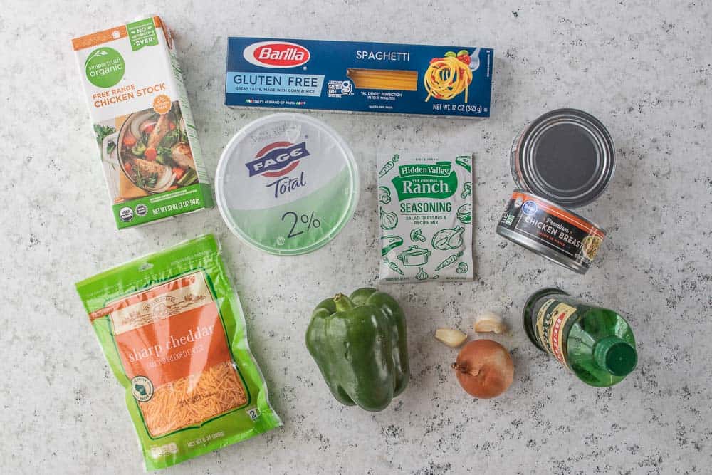 ingredients for canned chicken pasta