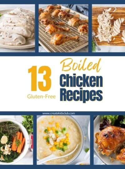 a thumbnail for boiled chicken recipes showing several recipes