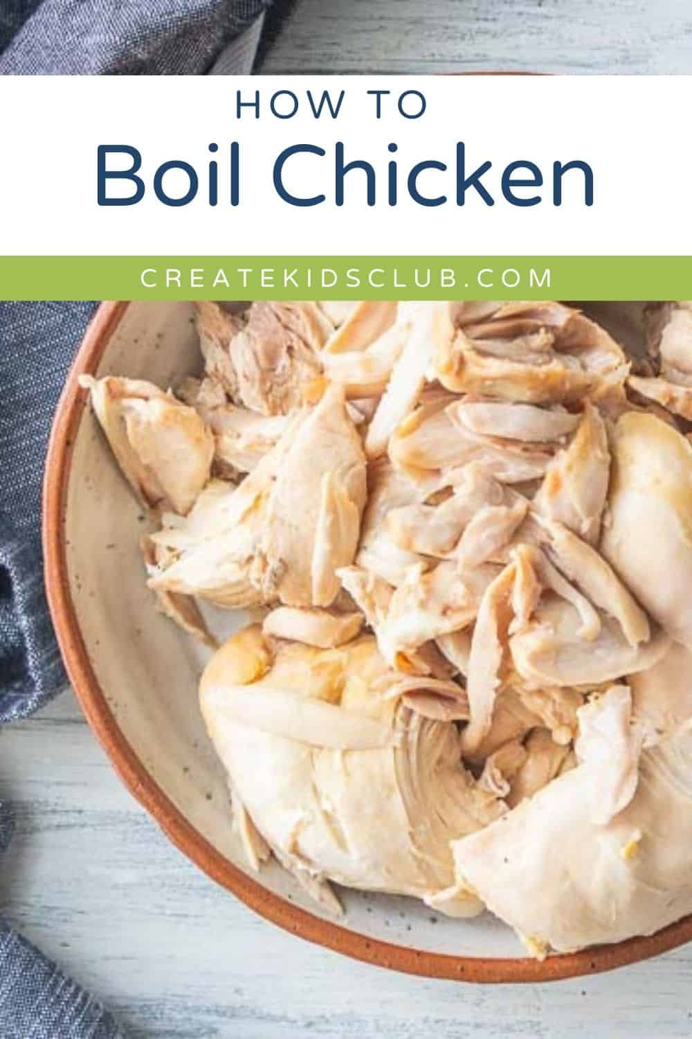 a pin for learning how to boil chicken