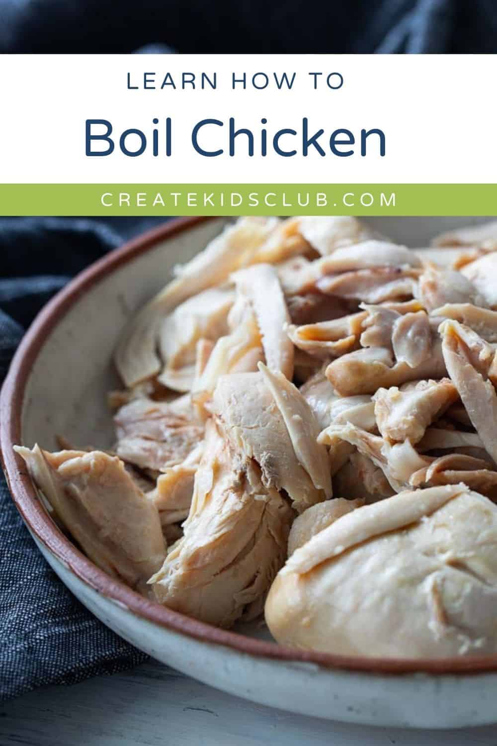 a pin for learning how to boil chicken