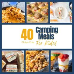 pin of camping meals for kids