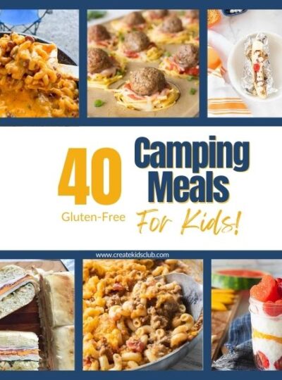 pin of camping meals for kids