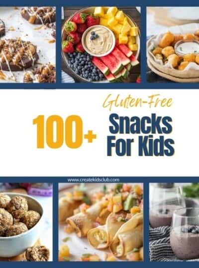 pin of snacks for kids