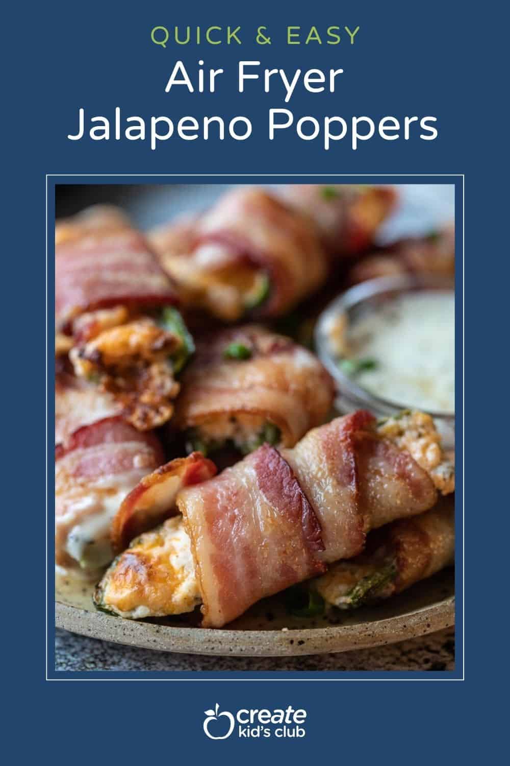 pin of jalapeno poppers on a plate