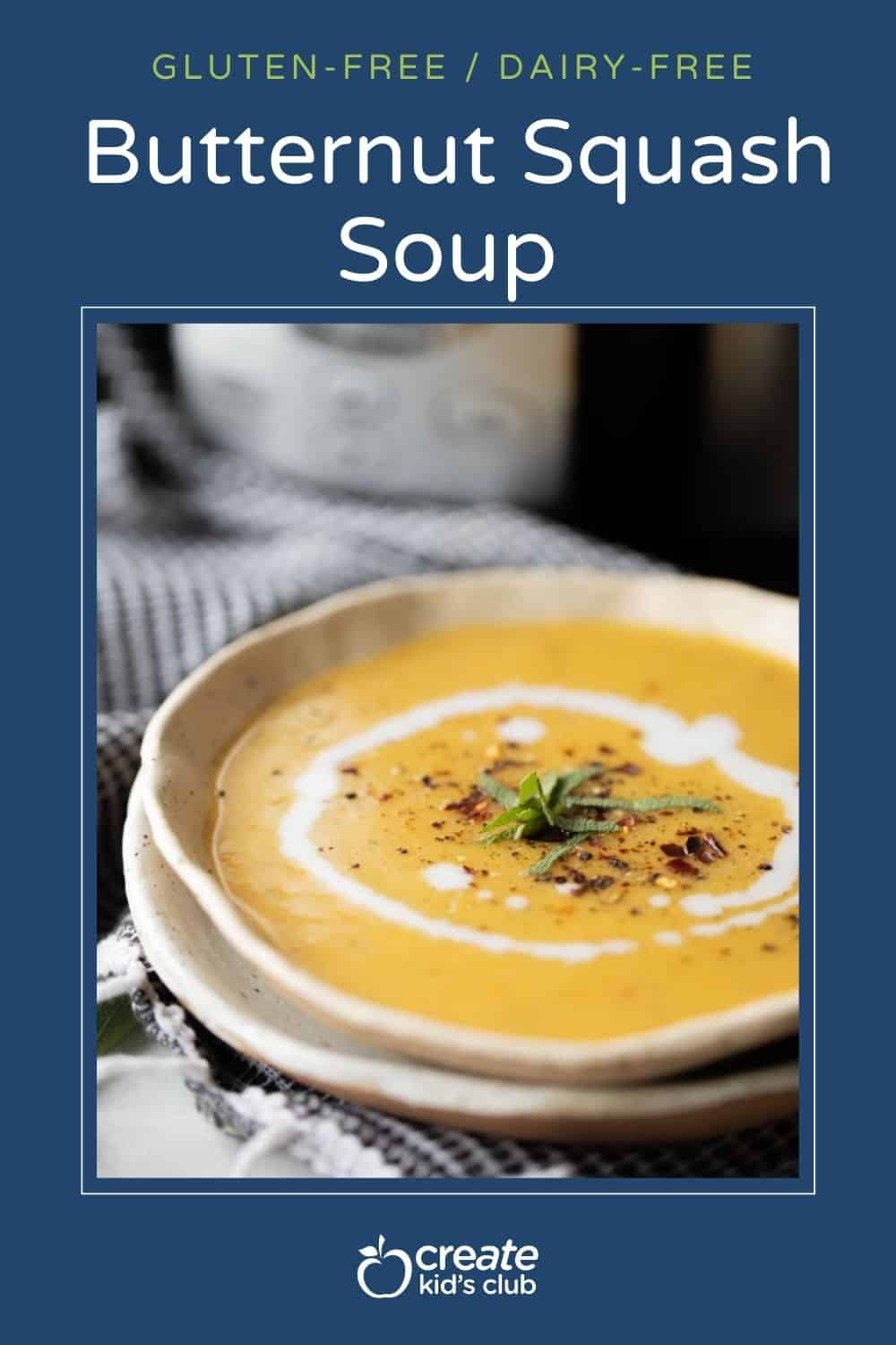 a pin of crockpot butternut squash soup