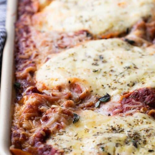sheet pan lasagna