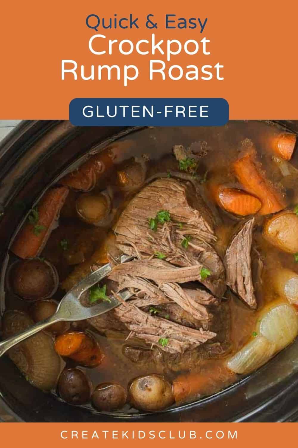 pin of a crockpot rump roast