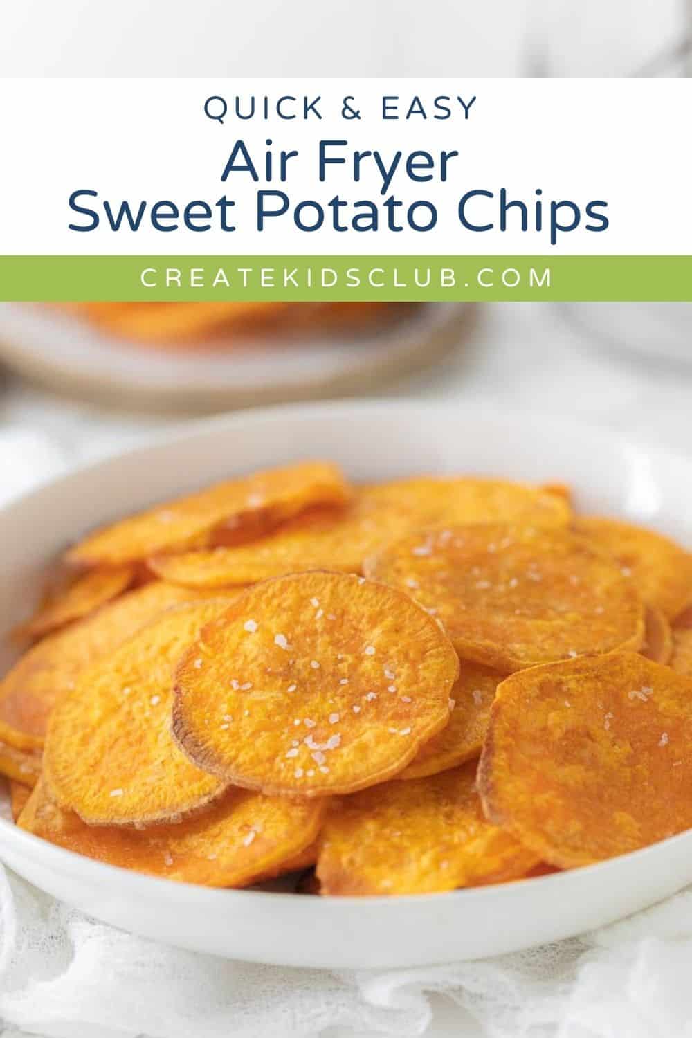 pin for sweet potato chips