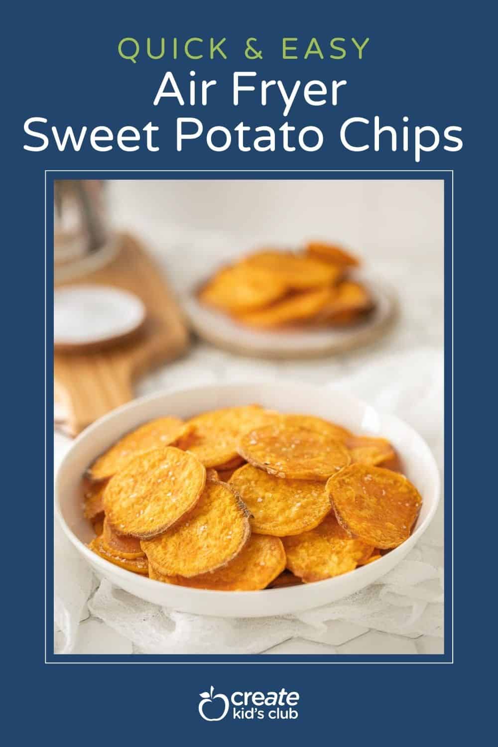 pin for sweet potato chips