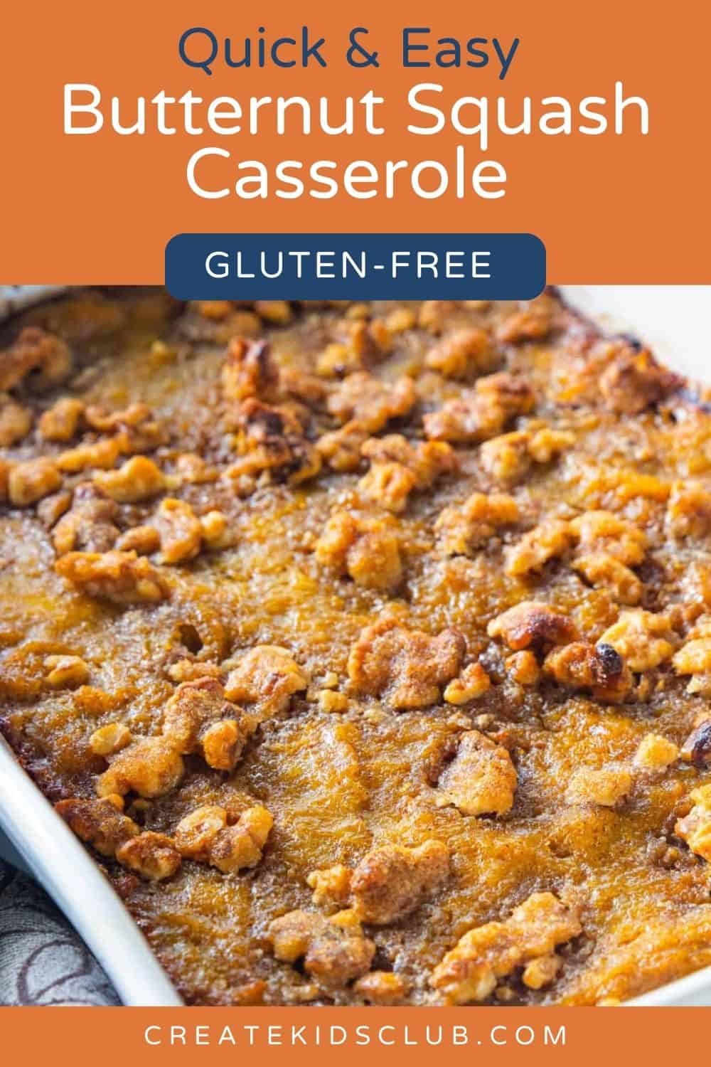 pin of butternut squash casserole