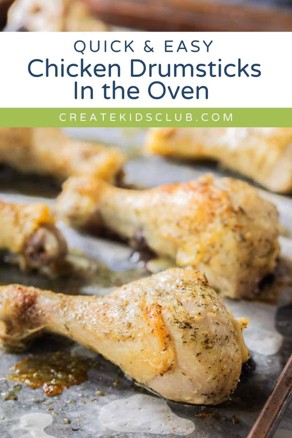 Chicken Drumsticks in Oven | Create Kids Club