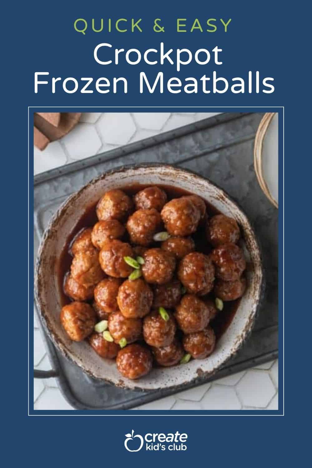 pin for frozen meatballs in crockpot