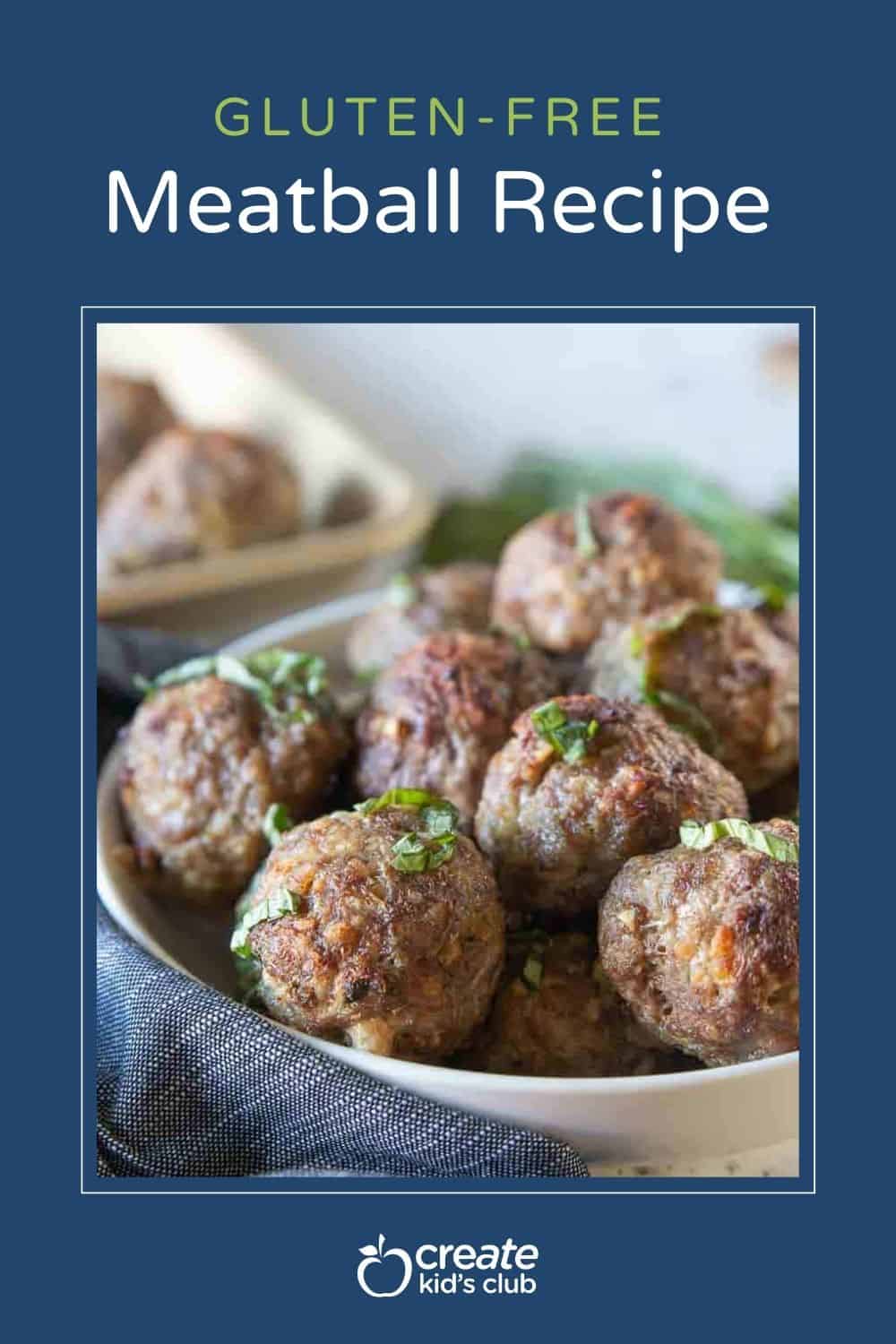 pin of gluten free meatballs