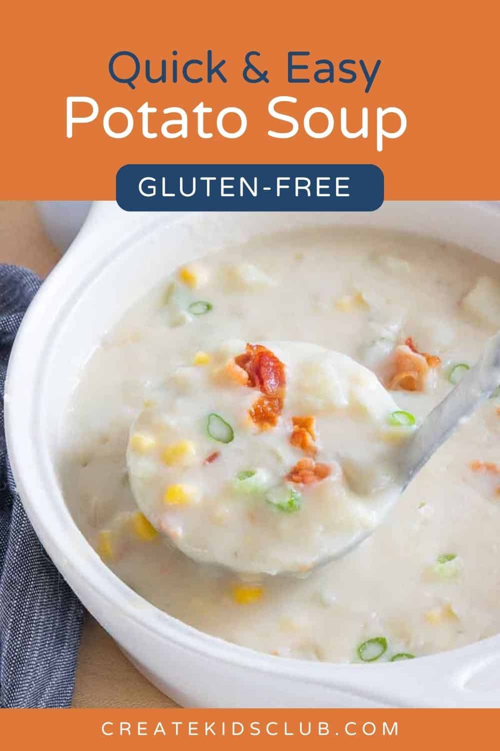 pin of gluten free potato soup