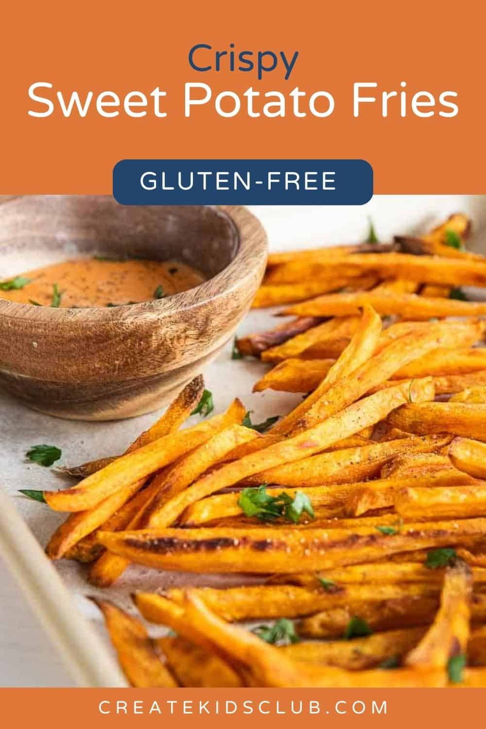 pin for gluten free sweet potato fries