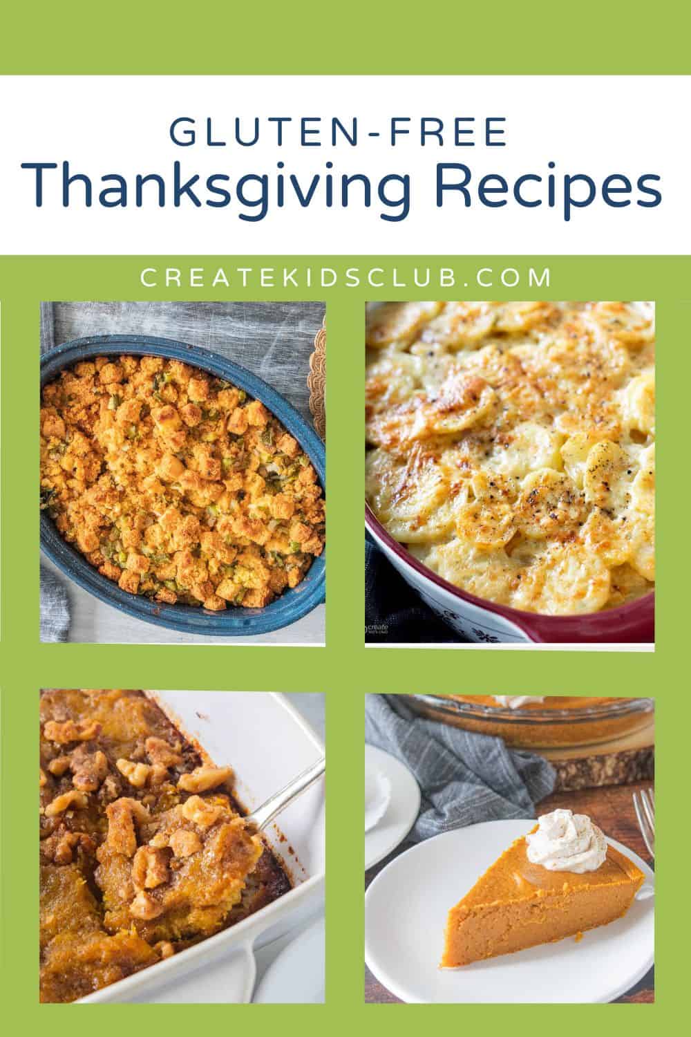 pin of gluten free Thanksgiving recipes