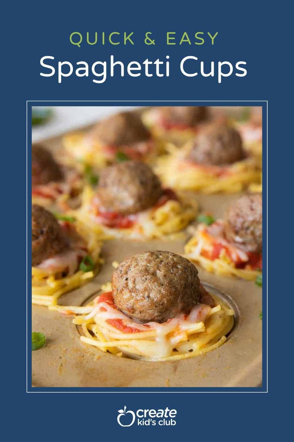 pin of spaghetti cups